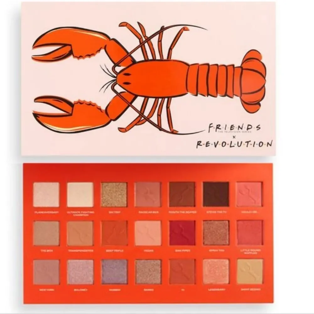 Revolution Beauty X Friends He's Her‎ Lobster Shadow Palette
